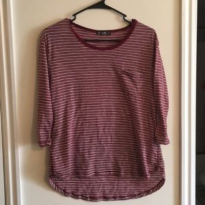 Red stripe top